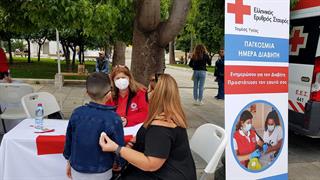 Μεγάλη δράση του Ε.Ε.Σ. στην Πλατεία Συντάγματος για την Παγκόσμια Ημέρα Υγείας