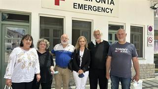 Επίσκεψη κλιμακίου του ΣΥΡΙΖΑ στο νοσοκομείο “Γ. Χατζηκώστα