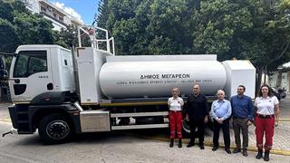 Ο Ελληνικός Ερυθρός Σταυρός δώρισε όχημα αντιμετώπισης πυρκαγιών στο Δήμο Μεγαρέων