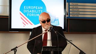 Συνέντευξη Τύπου Ι. Βαρδακαστάνη στις Βρυξέλλες για την Ευρωπαϊκή Κάρτα Αναπηρίας
