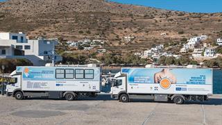 162η Αποστολή των Κινητών Ιατρικών Μονάδων στην Αμοργό