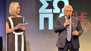 Ο πρόεδρος του ΕΕΣ τιμήθηκε στην εκδήλωση του CNN Greece για τον θεσμό ''Πρόσωπα''