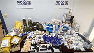 Εγκληματική οργάνωση διακινούσε αναβολικά, φαρμακευτικά σκευάσματα και ακατέργαστη κάνναβη