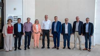 Επίσκεψη του Υφυπουργού Ανάπτυξης κ. Σταύρου Καλαφάτη στο ΙΤΕ