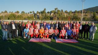 Φιλανθρωπικός ποδοσφαιρικός αγώνας μεταξύ της ομάδας του ΙΣΑ και των βετεράνων του Ολυμπιακού