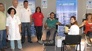 Επιτυχημένη η 8η εθελοντική αιμοδοσία της ΑΝΕΚ LINES