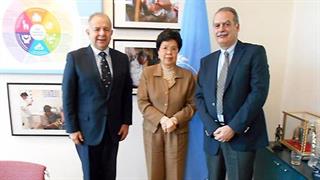 Συνάντηση του Γενικού Γραμματέα Δημόσιας Υγείας κ. Γ. Μπασκόζου με την Γεν. Δ/ντρια του Π.Ο.Υ.