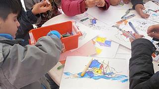 Οι συγκλονιστικές ζωγραφιές των προσφυγόπουλων της Ειδομένης 