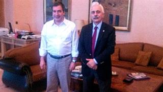 Συνάντηση Προέδρου Ελληνικού Ερυθρού Σταυρού με τον Δήμαρχο Αθηναίων