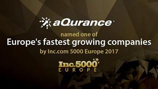 Η Aqurance στη λίστα Inc.com 5000 Europe