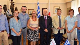 Συνάντηση του Προέδρου του ΕΕΣ με τον καθηγητή του Μετσόβιου Πολυτεχνείου Ιωάννη Ψαρρά