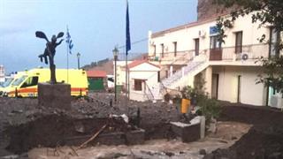 Καταστροφές στο Κέντρο Υγείας Σαμοθράκης