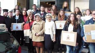 Mαθητές Λυκείου από την Τρίπολη, παρέδωσαν φάρμακα στο Ιατρείο Κοινωνικής Αποστολής