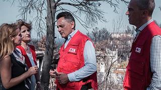 Ο Περιφερειακός Διευθυντής της Διεθνούς Ομοσπονδίας Συλλόγων Ερυθρού Σταυρού και Ερυθράς Ημισελήνου για την Ευρώπη στην Αθήνα