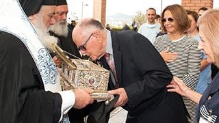 Το ΓΝ Παπαγεωργίου υποδέχτηκε και προσκύνησε την Τιμία Ζώνη της Θεοτόκου