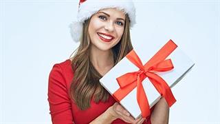 Γιορτές με υπέροχο χαμόγελο σε ένα ραντεβού   