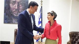 Συνάντηση Υπουργού Υγείας με την Πρέσβη του Ηνωμένου Βασιλείου