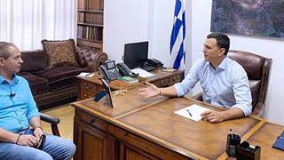 Με τον πατέρα της οκτάχρονης Αλεξίας συναντήθηκε ο Υπουργός Υγείας Βασίλης Κικίλιας