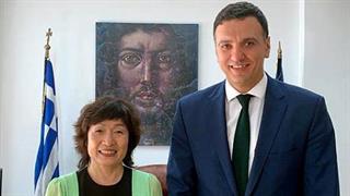 Συνάντηση Υπουργού Υγείας Βασίλη Κικίλια με την Πρέσβη της Λαϊκής Δημοκρατίας της Κίνας