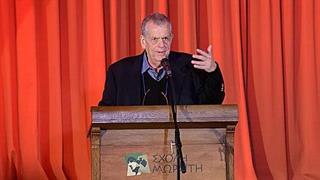 O βραβευμένος με Νόμπελ Χημείας καθηγητής  Aaron Ciechanover στη Σχολή Μωραΐτη