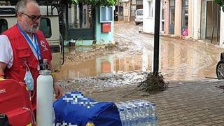 Στην πληγείσα Εύβοια ο Ελληνικός Ερυθρός Σταυρός