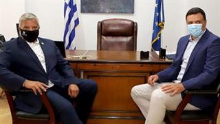Συνάντηση Κικίλια - Πατούλη για τον συντονισμό στην επιδημία