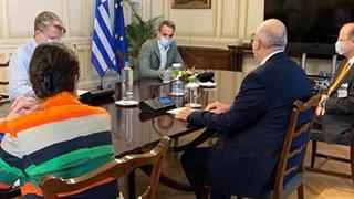 Συνάντηση Μητσοτάκη με τον CEO της Boehringer Ingelheim