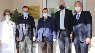 Εγκαίνια ΜΕΘ 5 κλινών στο "Σωτηρία", δωρεά της οικογένειας Χούρι