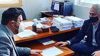 Με τον Διοικητή του Γενικού Νοσοκομείου Λάρισας, Γρηγόρη Βλαχάκη, συναντήθηκε ο Πρόεδρος του ΚΕΘΕΑ Χρίστος Λιάπης