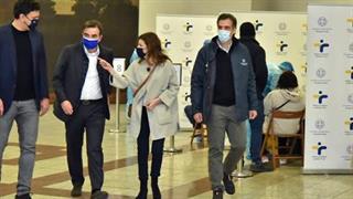 Στον σταθμό Μετρό "Σύνταγμα" Κικίλιας - Σχοινάς - Αρκουμανέας