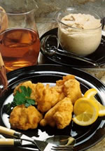 Κροκέτες κουνουπίδι με σκορδαλιά