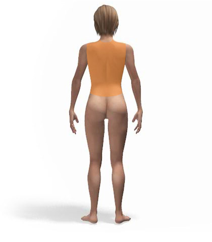 Γυναίκα - Πλάτη