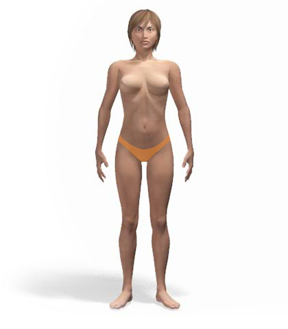 Γυναίκα - Βουβωνική χώρα