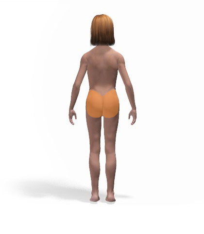 Κορίτσι - Γλουτοί